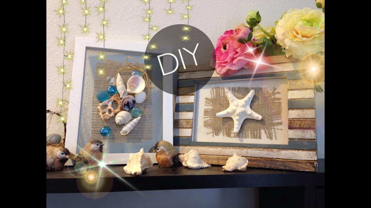DIY : ROMANTIC Seashell Frames | The Beach Frames
