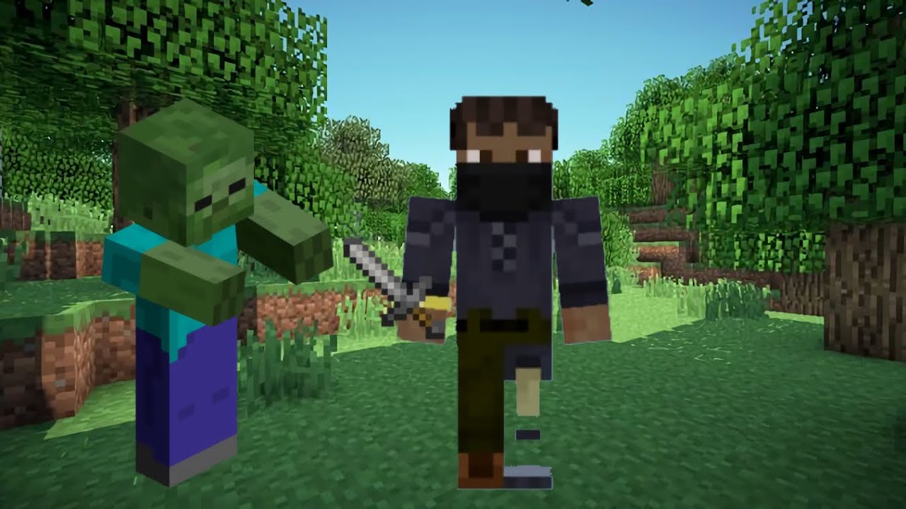 I try to survive Minecraft!