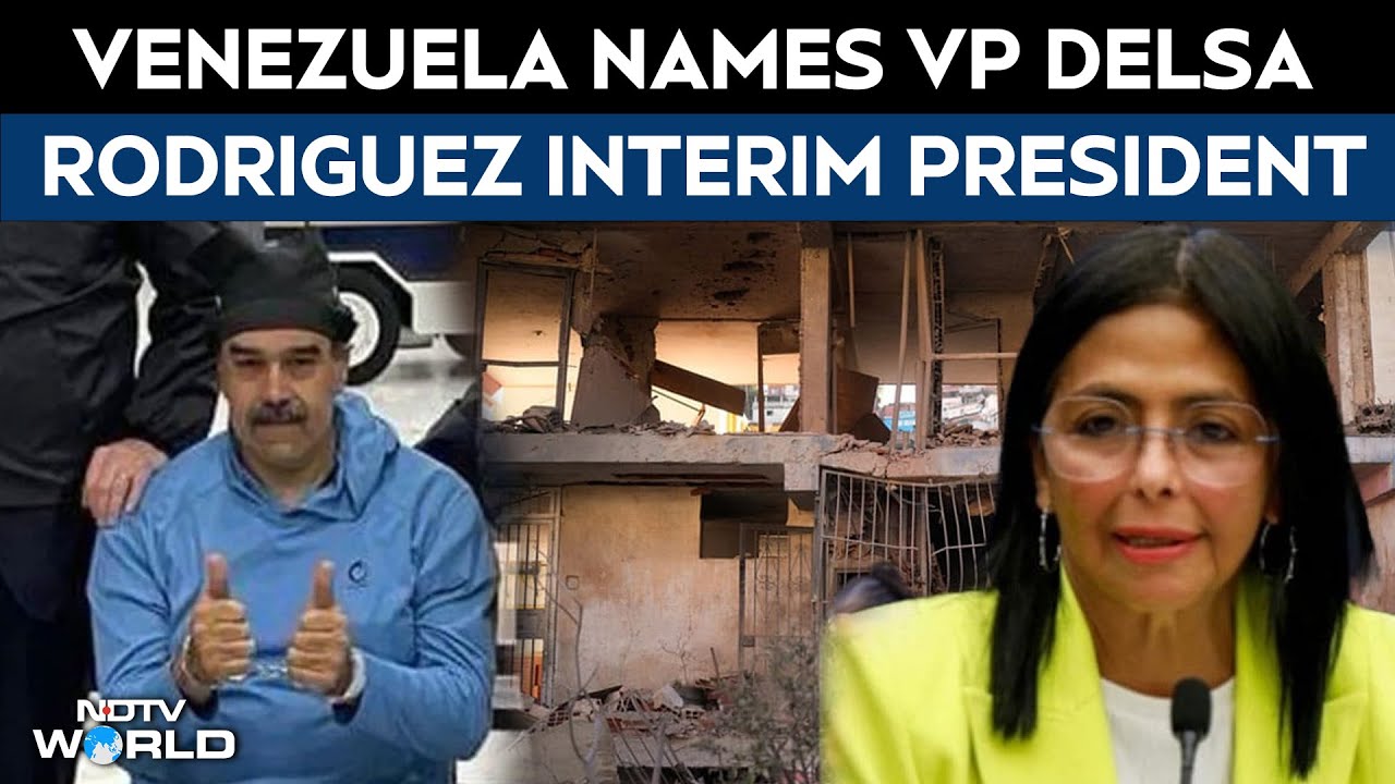 Venezuela Crisis News | Venezuela Names VP Delsa Rodriguez Interim President, Maduro In US Jail