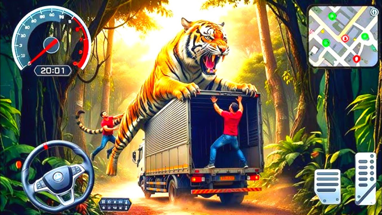 Animal Cargo Truck Driving Game 3D -Animal Transport Cargo Truck 2024 -Andriod Gameplay