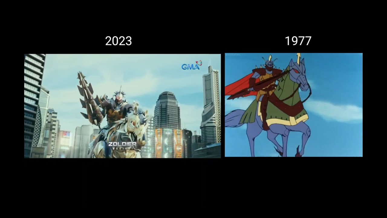 Voltes V vs Zoldier beast fighter (2023 vs 1977) fight scene | SuperHiro Action