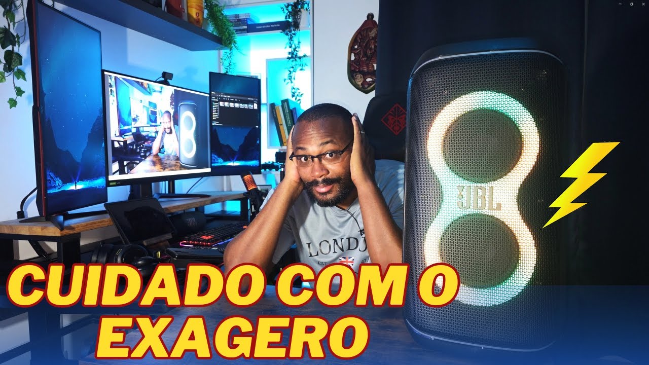 COMPREI UMA CAIXA DE SOM JBL PARTYBOX CLUB 120: PRECISO FALAR COM VOCÊS...
