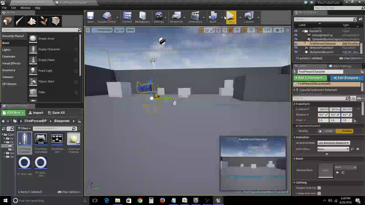 UE4 - Crouching (No Coding)