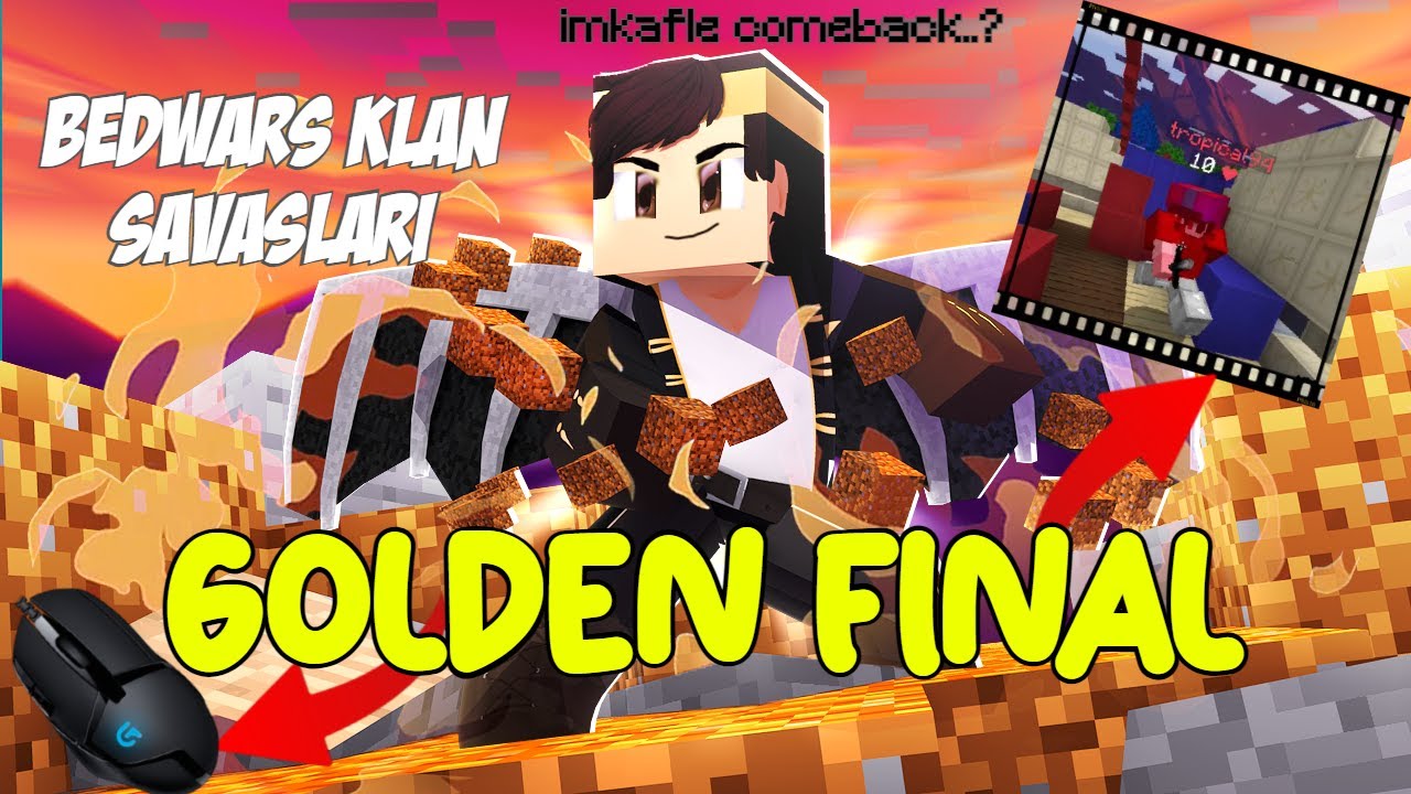 BEDWARS KS MONTAGE! (ARES vs. GOLDEN) — SonOyuncu Bedwars Klan Savaşları w/ImKafle