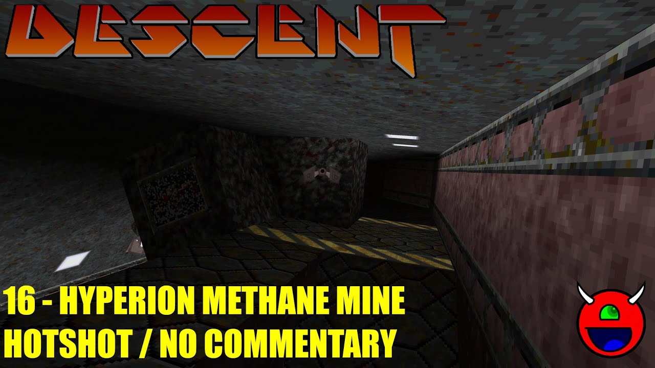 Descent (D1X-Rebirth) - 16 Hyperion Methane Mine - No Commentary