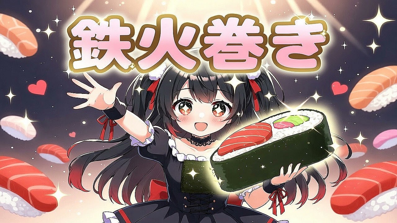 鉄火巻き／鉄火巻きがテッカテカすぎて曲になっちゃった🍣✨