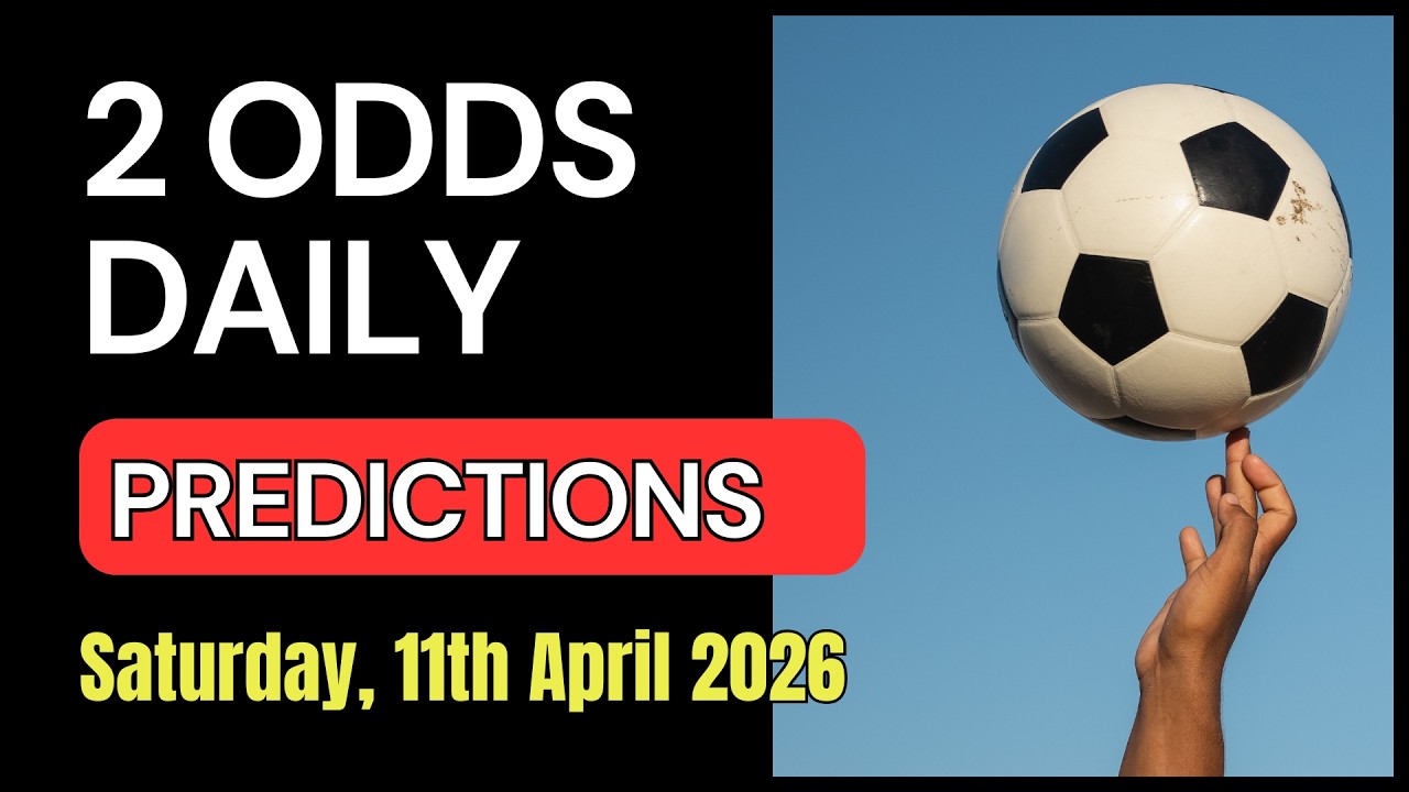 2 ODDS Daily Predictions | Rollover Football Betting Tips | 11th April 2026