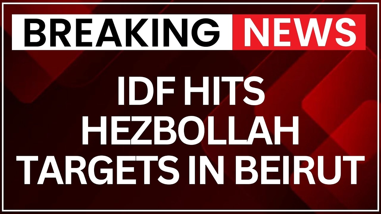 Israel‑US War: IDF Strikes Hezbollah Targets in Dahiyeh, Southern Beirut, Escalation Continues