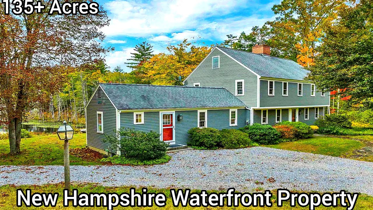 New Hampshire Farmhouse For Sale | $875k | 135+ Acres | New Hampshire Land For Sale | Farms Land