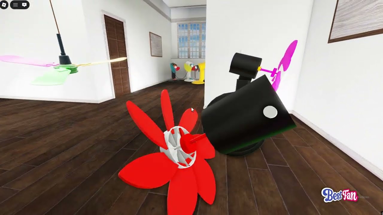 Wobbly Ceiling Fan Vintage Design Modern Very Rare | Roblox