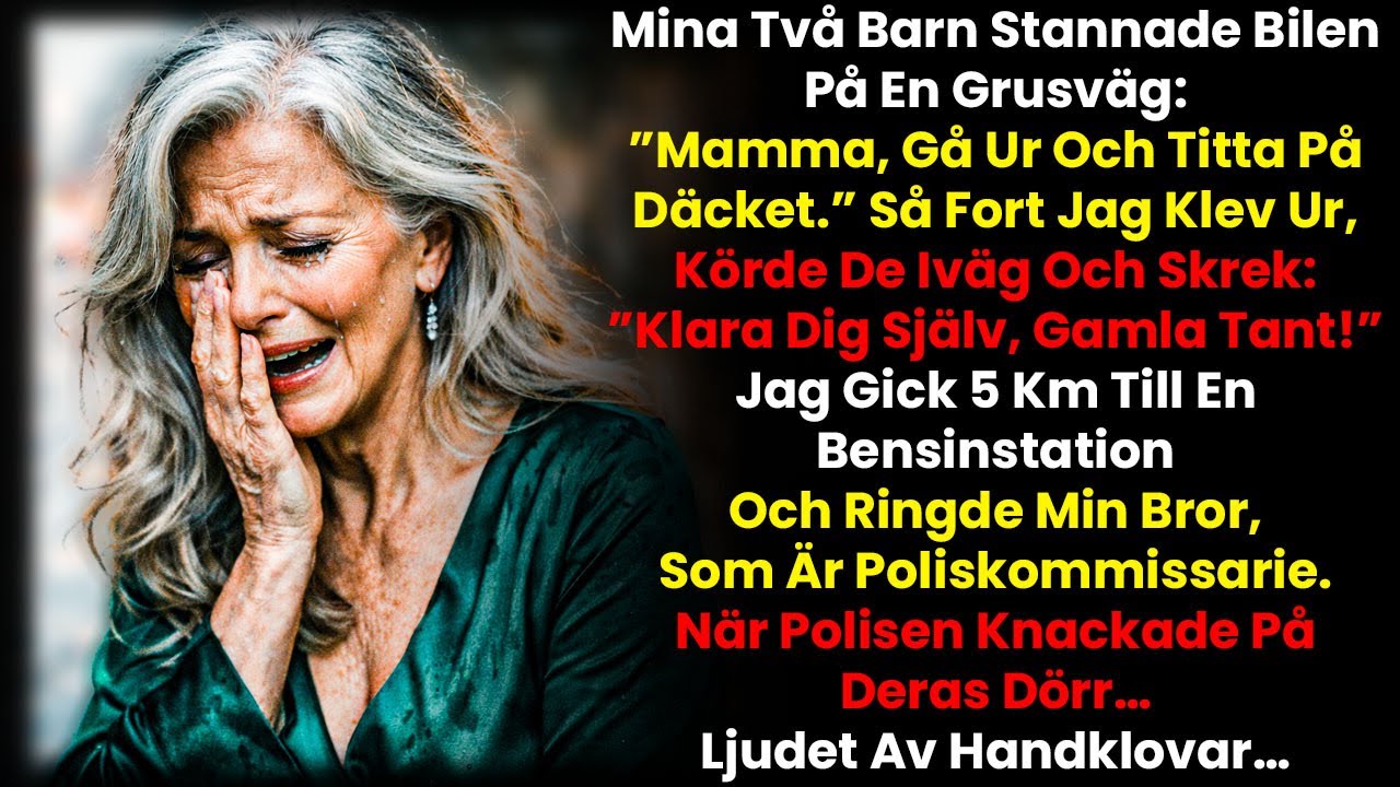 Mina barn övergav mig på vägen. När polisen kom till deras hem…