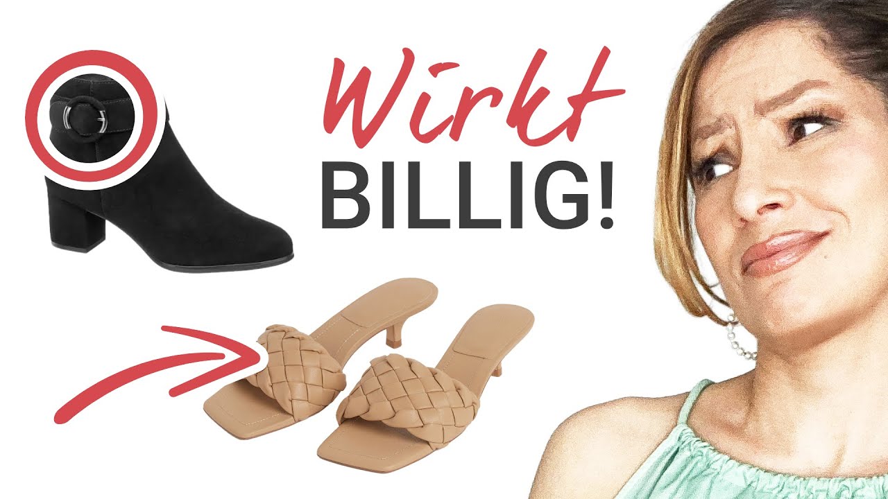 DARUM wirken unsere Schuhe billig