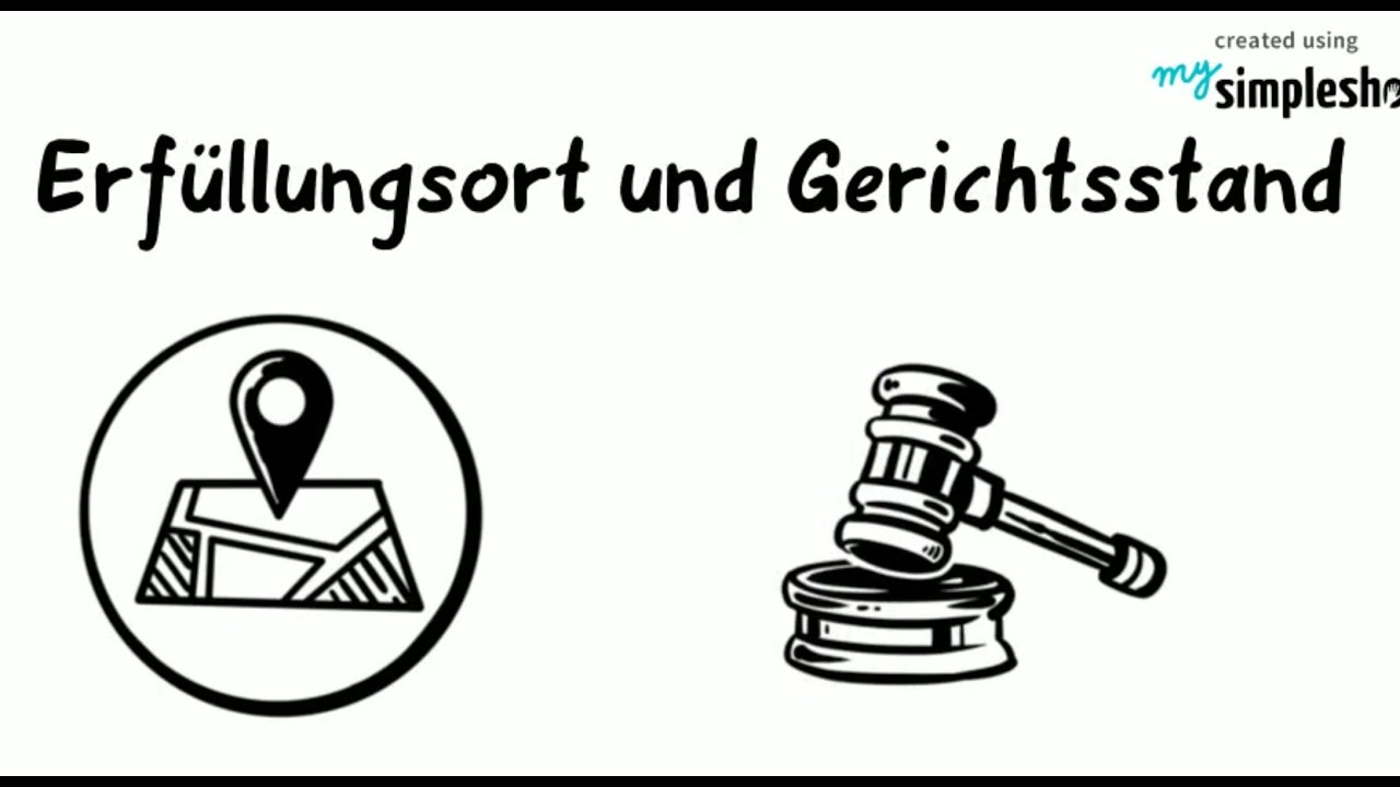 Erf&uuml;llungsort und Gerichtsstand einfach erkl&auml;rt (Kaufmann/Kauffrau f&uuml;r B&uuml;romanagement: LF 3)