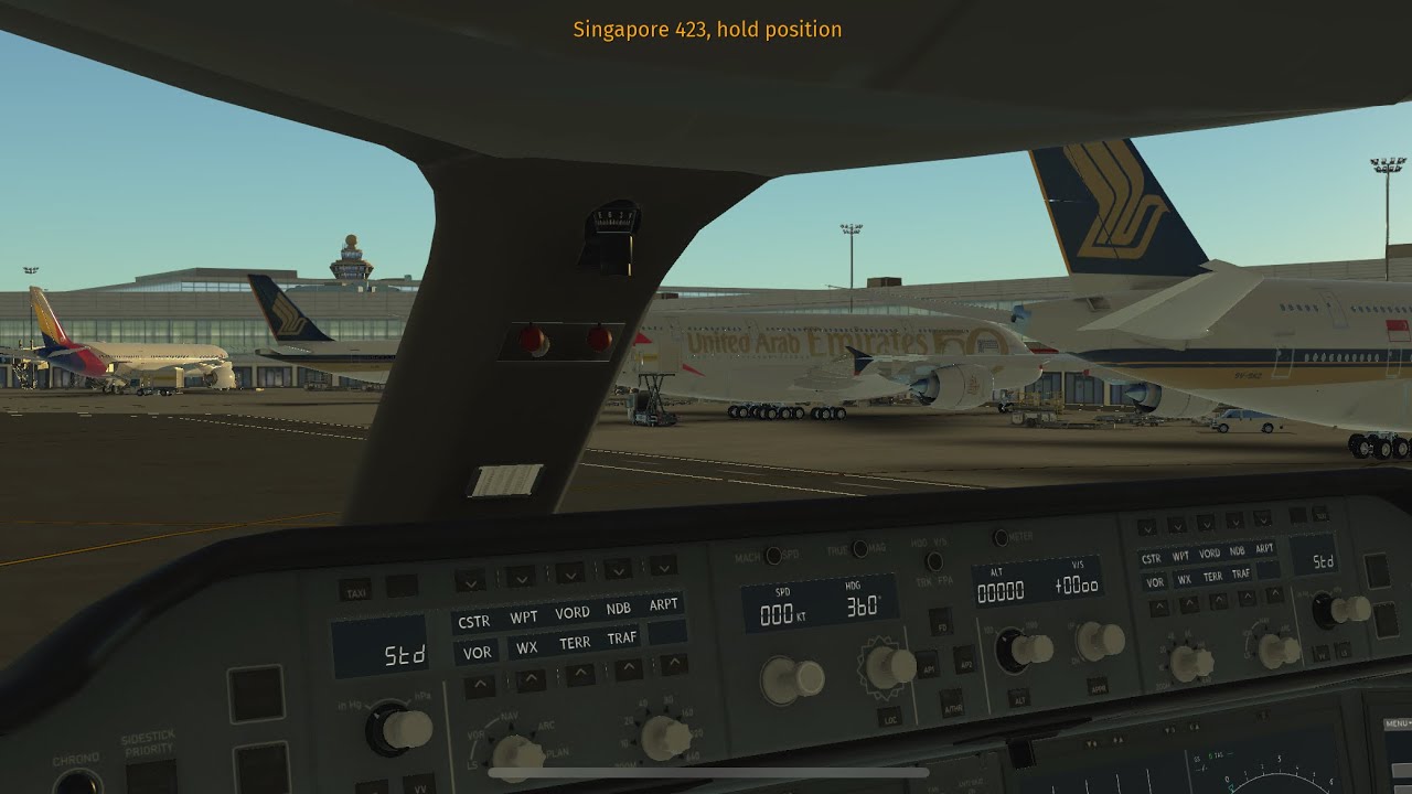 Самый тяжёлый A350 пытается взлететь | Вылет из Сингапура | Infinite Flight Simulator