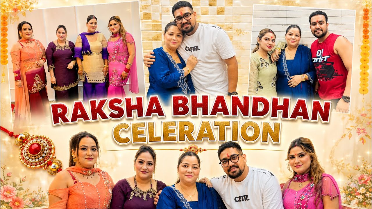 Raksha Bandhan celebration&hearts;️ &hellip;#entertainment #familyvlog