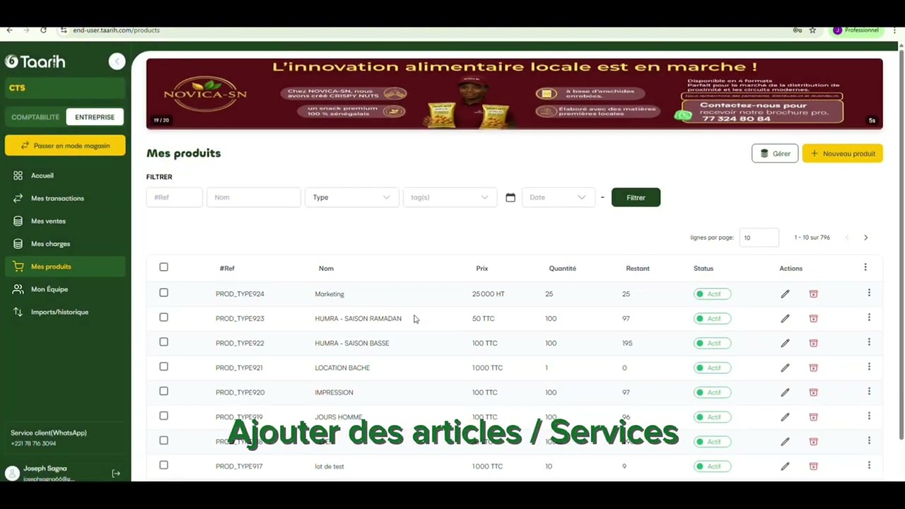 TAARIH ERP – La solution complète pour digitaliser et piloter votre entreprise