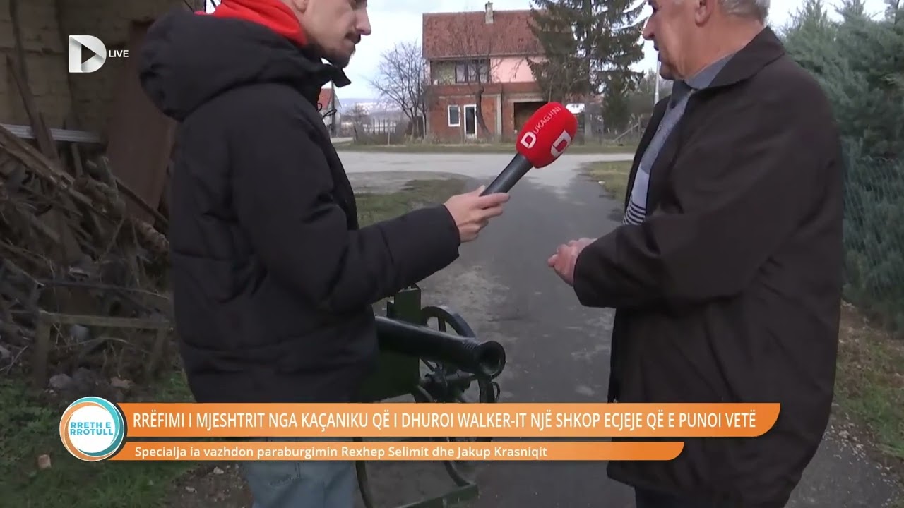 Rrëfimi i mjeshtrit nga Kaçaniku që i dhuroi Walker-it një shkop ecjeje që e punoi vetë