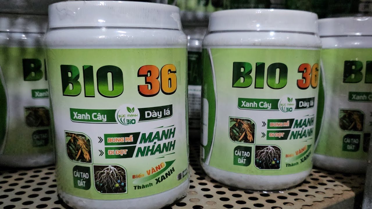 Mở hộp ph&acirc;n b&oacute;n l&aacute; sinh học bio36 nhiều th&agrave;nh phần