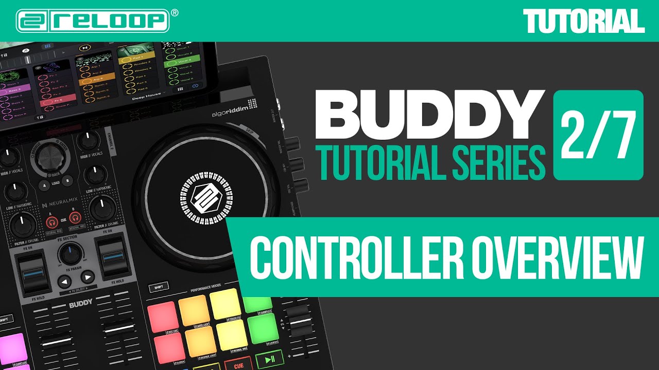 Ваш первый микс с Reloop Buddy — компактным контроллером для djay (Урок 2/7)