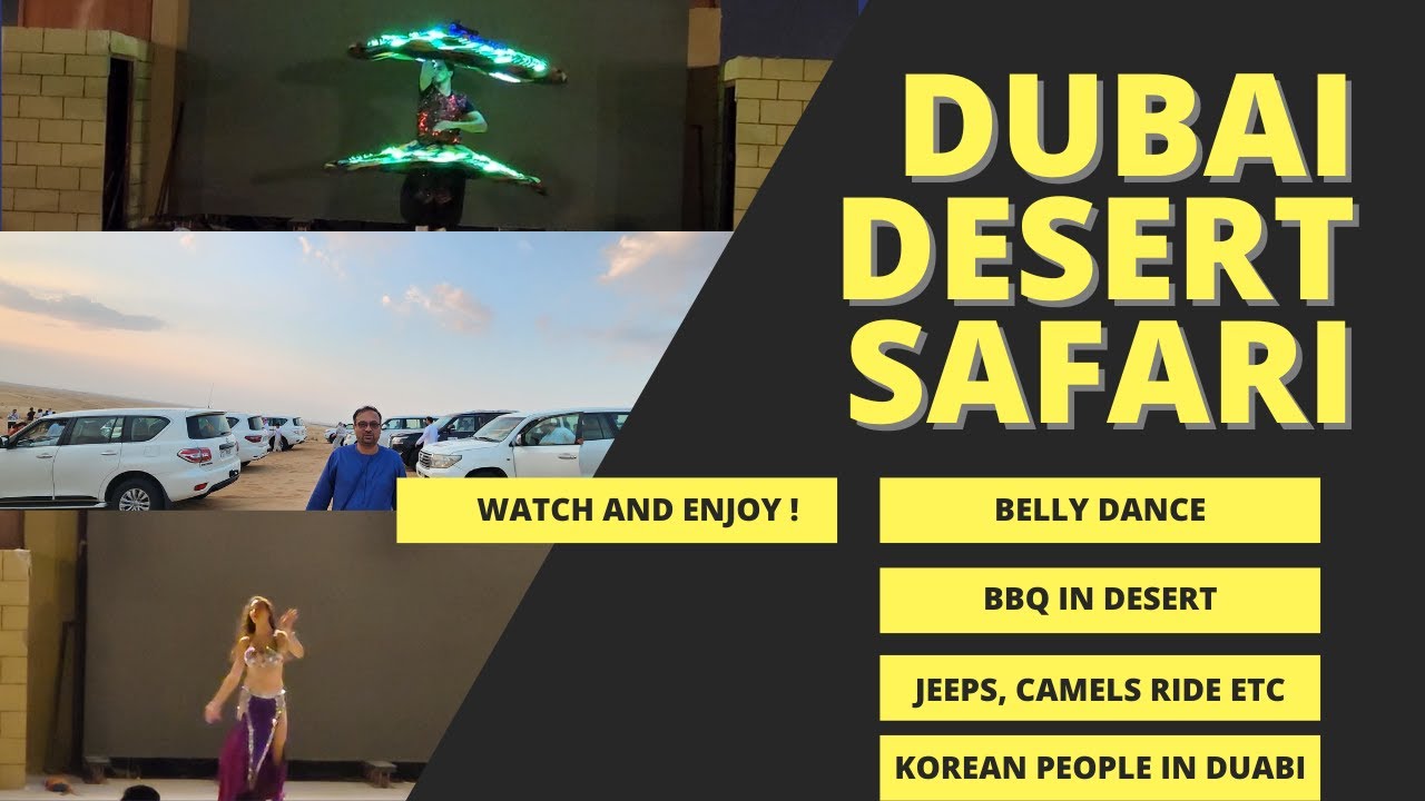 Dubai Desert Safari Tour | Jeeps in Desert | Belly Dance in Dubai Desert | BBQ Night In Dubai Desert