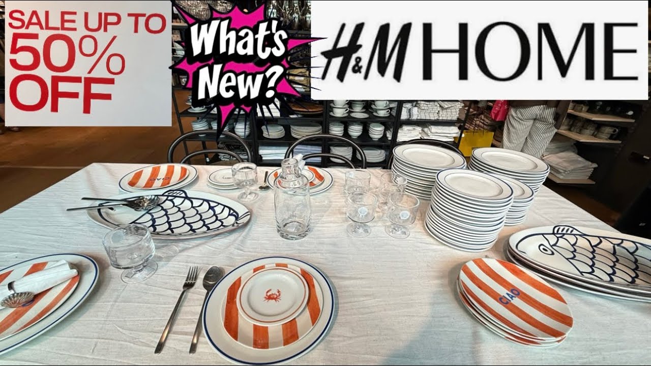 H&M Home Sale UP TO 50% Off . H&M Home / Crockery / Home Decor & Much More . 