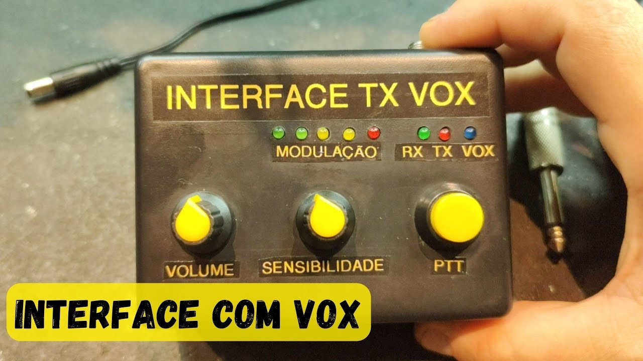 PROJETO INTERFACE TX VOX - LIGAR MESA DE SOM EM RADIO HF