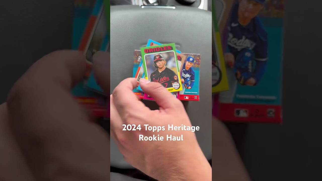 Had some fun opening 2024 Topps Heritage. Highlights. #MLB #topps #heritage #collector #sportscards
