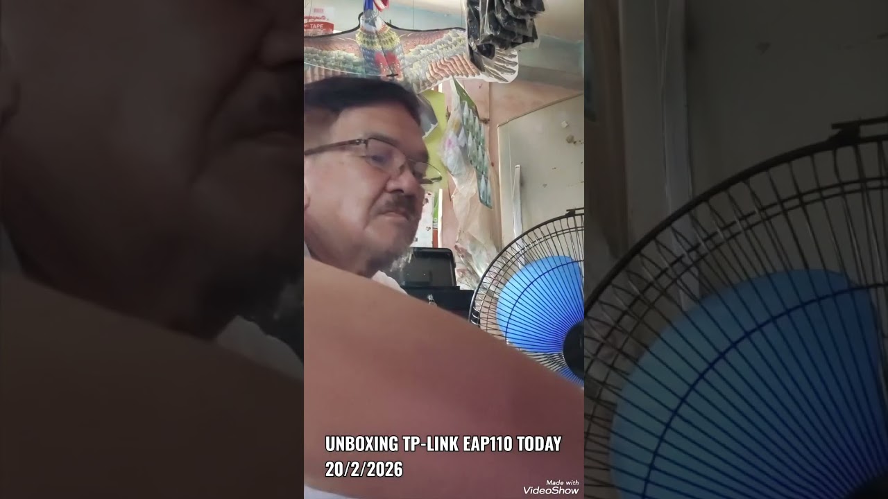 UNBOXING OUTDOOR ANTENNA TP-LINK EAP110 TODAY 20/2/2026.