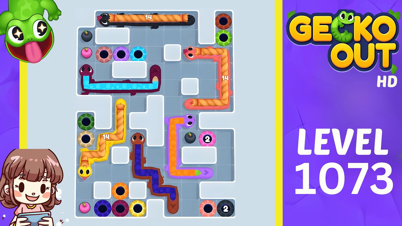 Gecko Out Level 1073 Solution Walkthrough