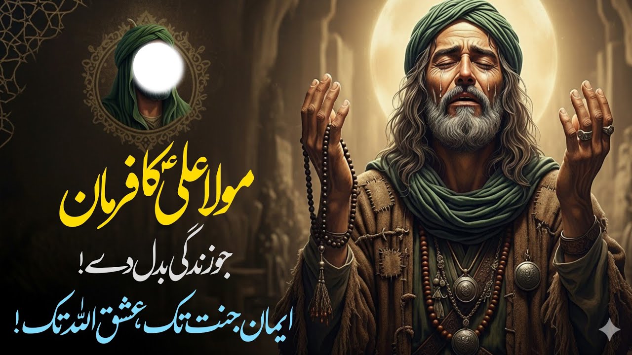 Imaan Jannat Tak, Ishq Allah Tak | Mola Ali AS Ka Zindagi Badalne Wala Farman
