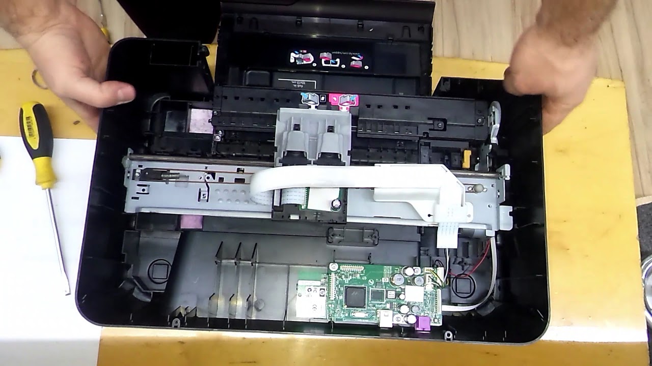 HP PHOTOSMART C4780 - REASSEMBLY AFTER CLEANING