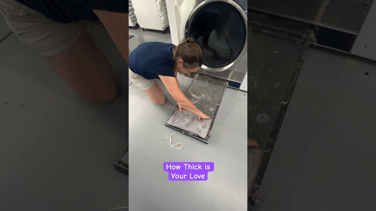Lint gets me excited.  Commerical Dryer Lint Cleaning. So Satisfying.