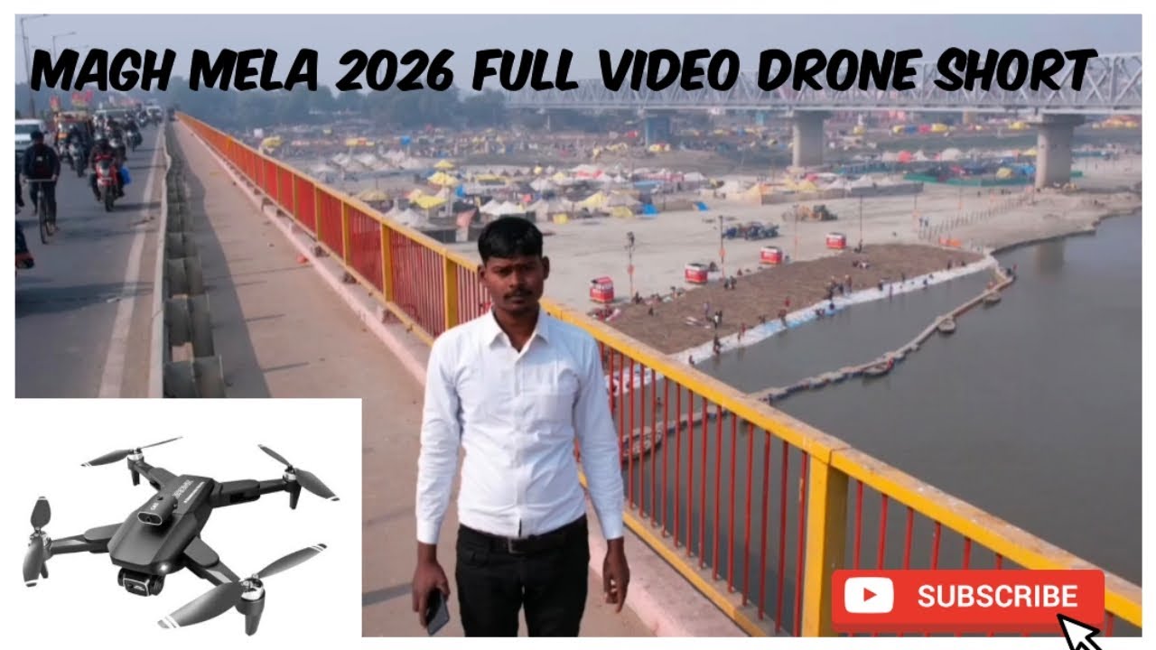 #magh mela drone short video 🚩🔱