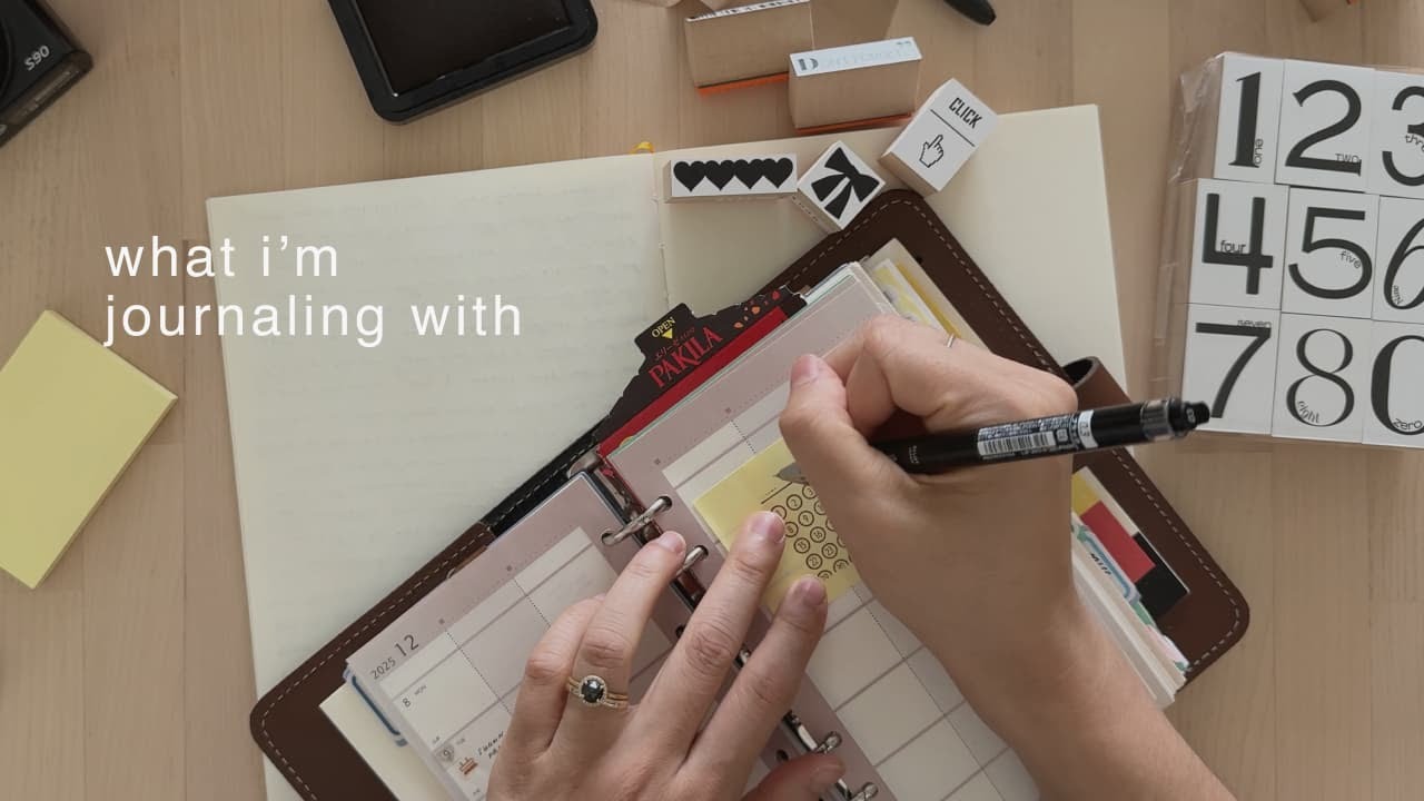 journaling supplies | something old, some things new (papier stamps!)