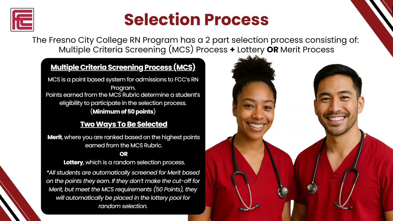 FCC Nursing Program Application Requirements