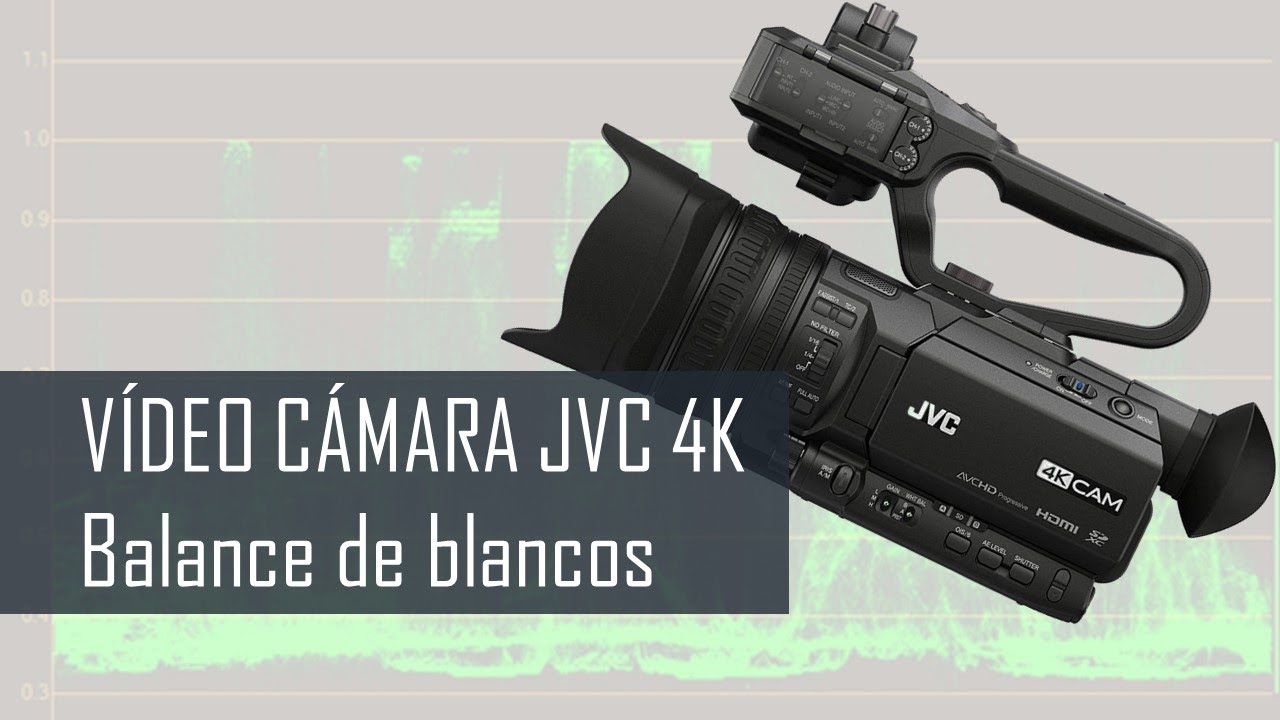 Programar los preset de balance de blancos en la cámara JVC 4K