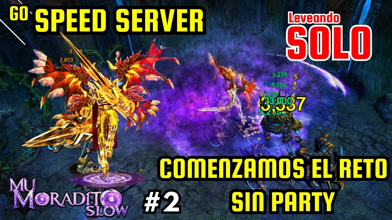 Speed Server - MG Leveando Solo hasta 1600 - Mu Online Moradito Slow #muonline  #mmorpg  #gamer