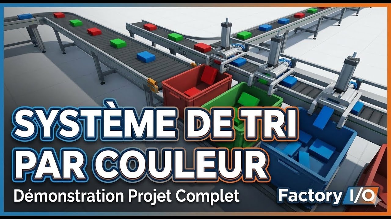 Système de Tri par Couleur Automatisé sur Factory I/O