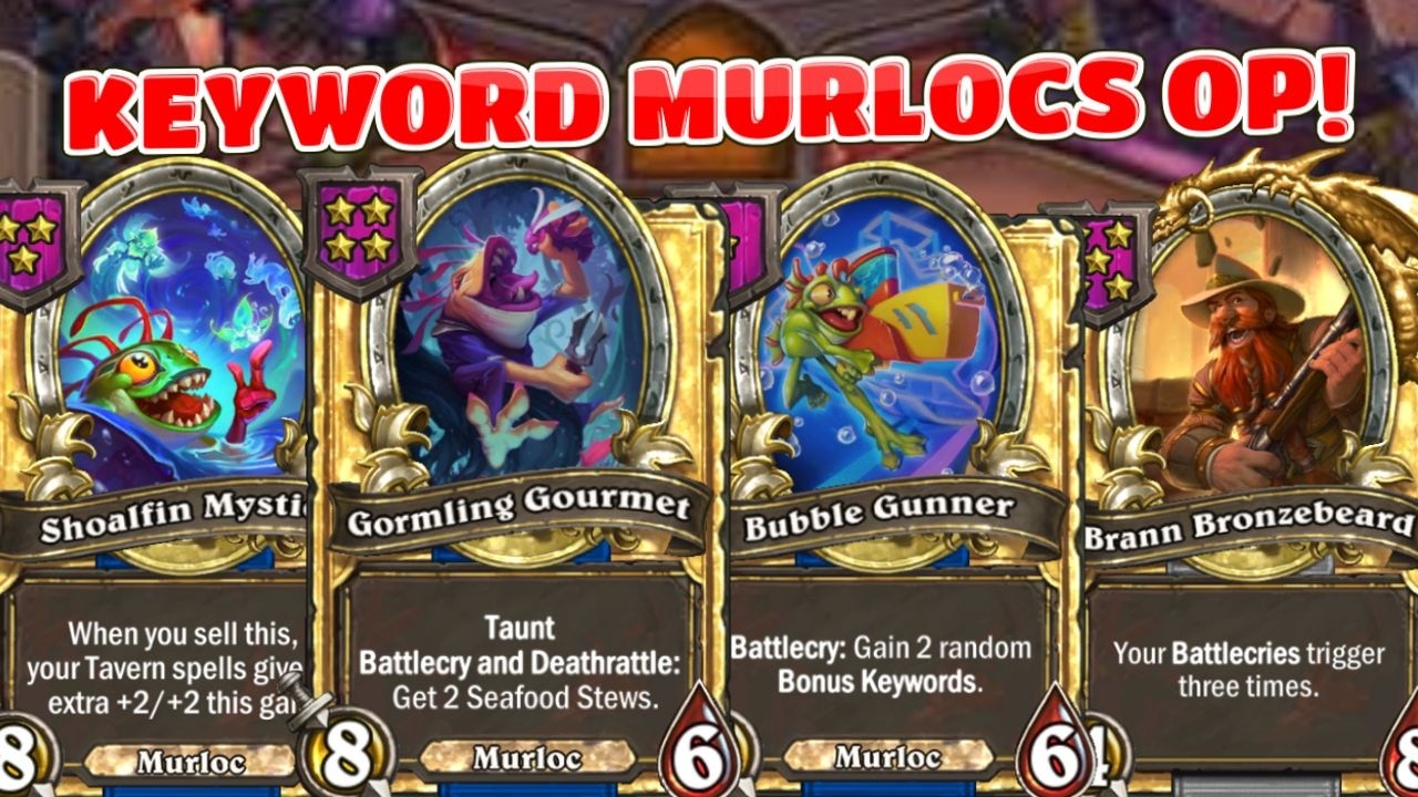 Keyword Murlocs Are Back! | Hearthstone Battlegrounds