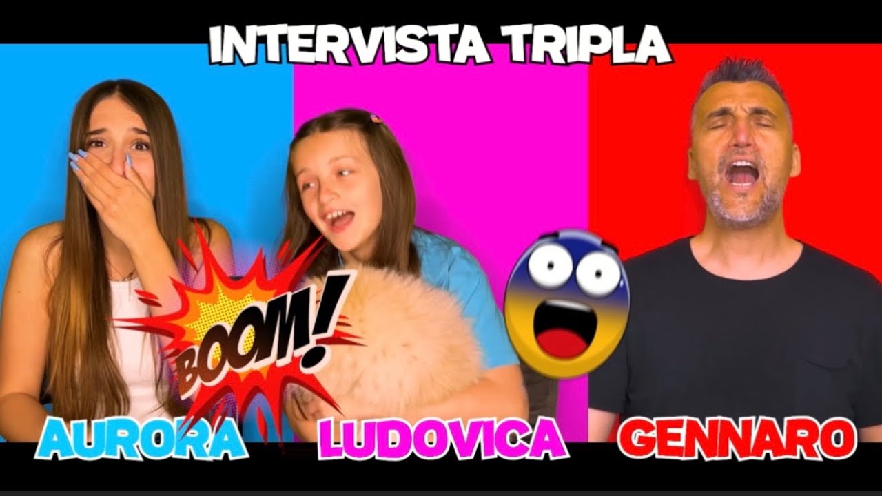 PAPÀ chi CONOSCE MEGLIO Aurora o Ludovica? INTERVISTA TRIPLA🎙️