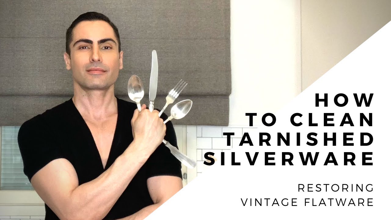 How to clean tarnished silverware