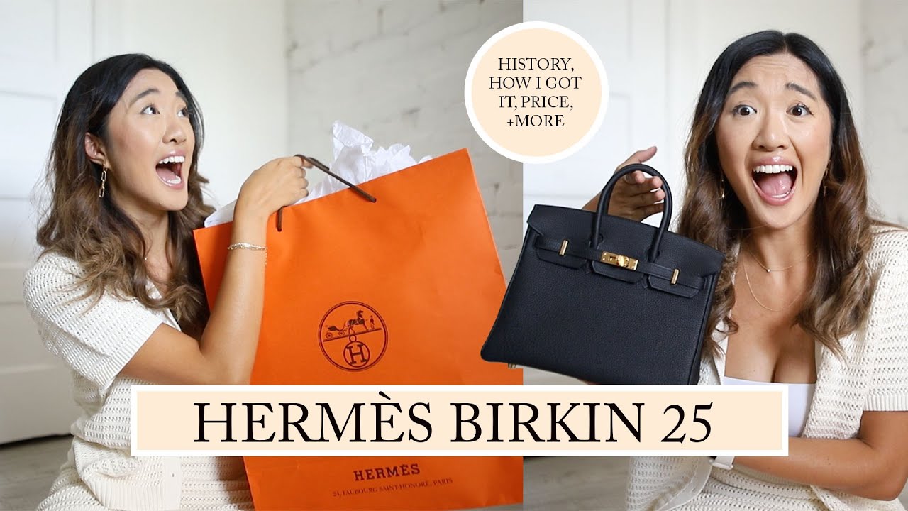 Распаковка Hermes: Birkin 25 (История, Как я её получил, Цена, Обзор и многое другое)