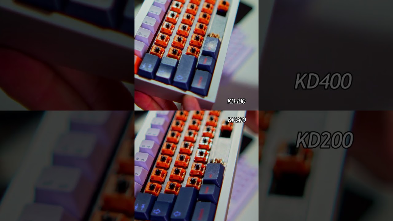 Đ&aacute;nh gi&aacute; switch 80Retros KD400 so với KD200