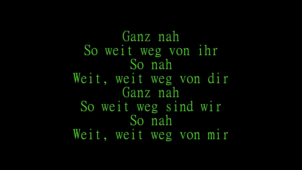 Rammstein - Weit Weg (Lyrics)