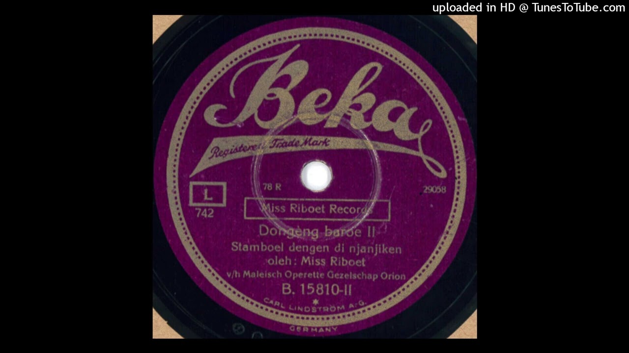 Beka 29058 - Dongeng Baroe II (Miss Riboet)