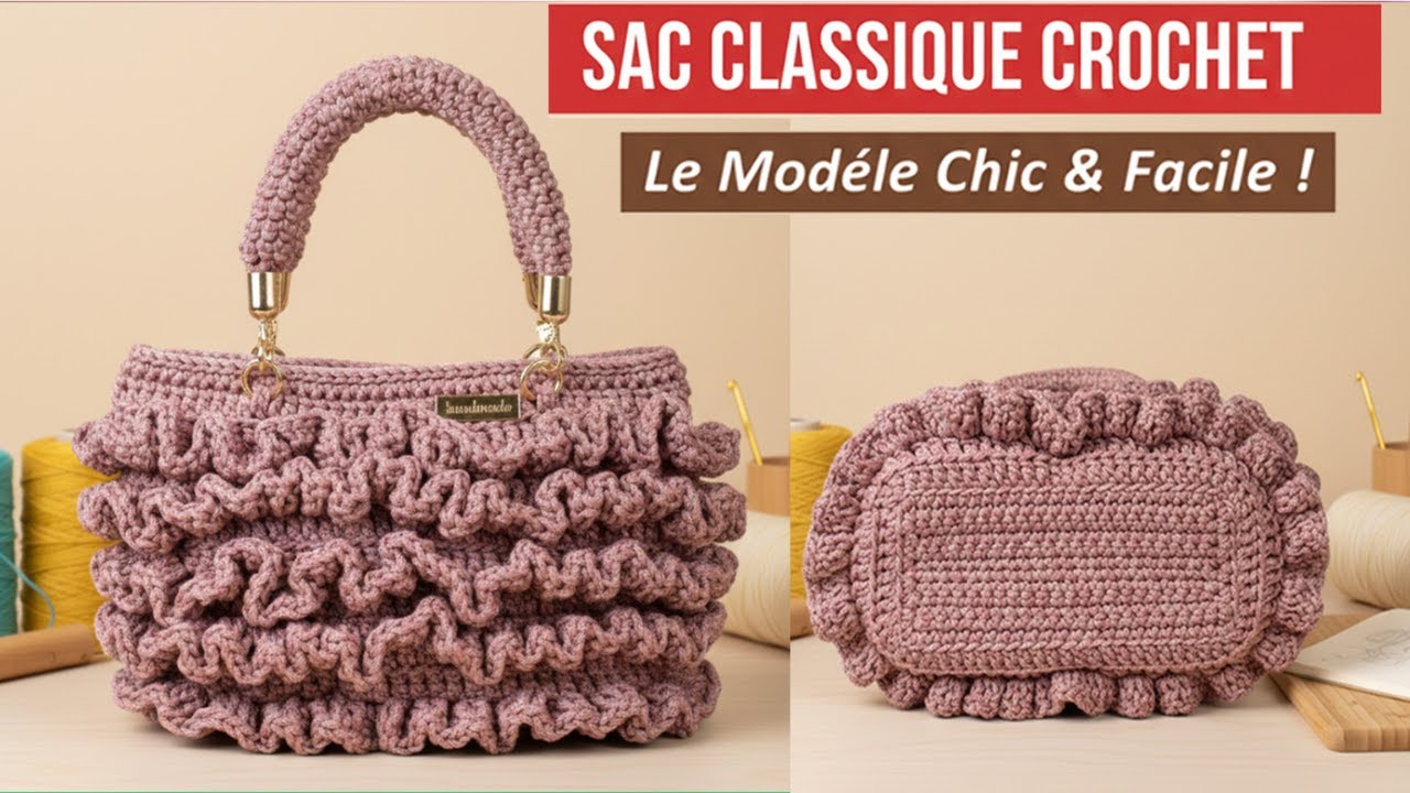 Comment faire un sac au crochet 🧶 | Tutoriel facile pour débutants, en quelque minutes