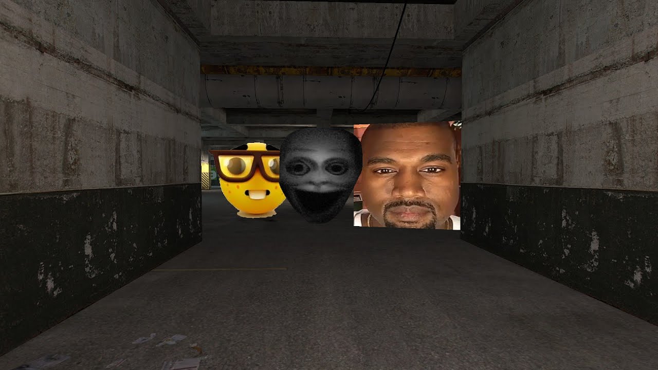 Garry's Mod Nerd. Kanye. and Jungler Nextbots