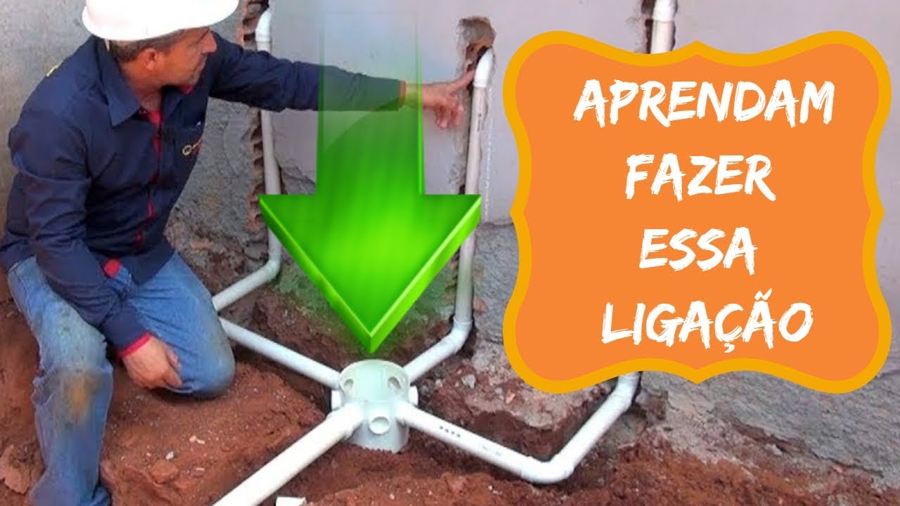 Como ligar o esgoto do tanque e da maquina de lavar.