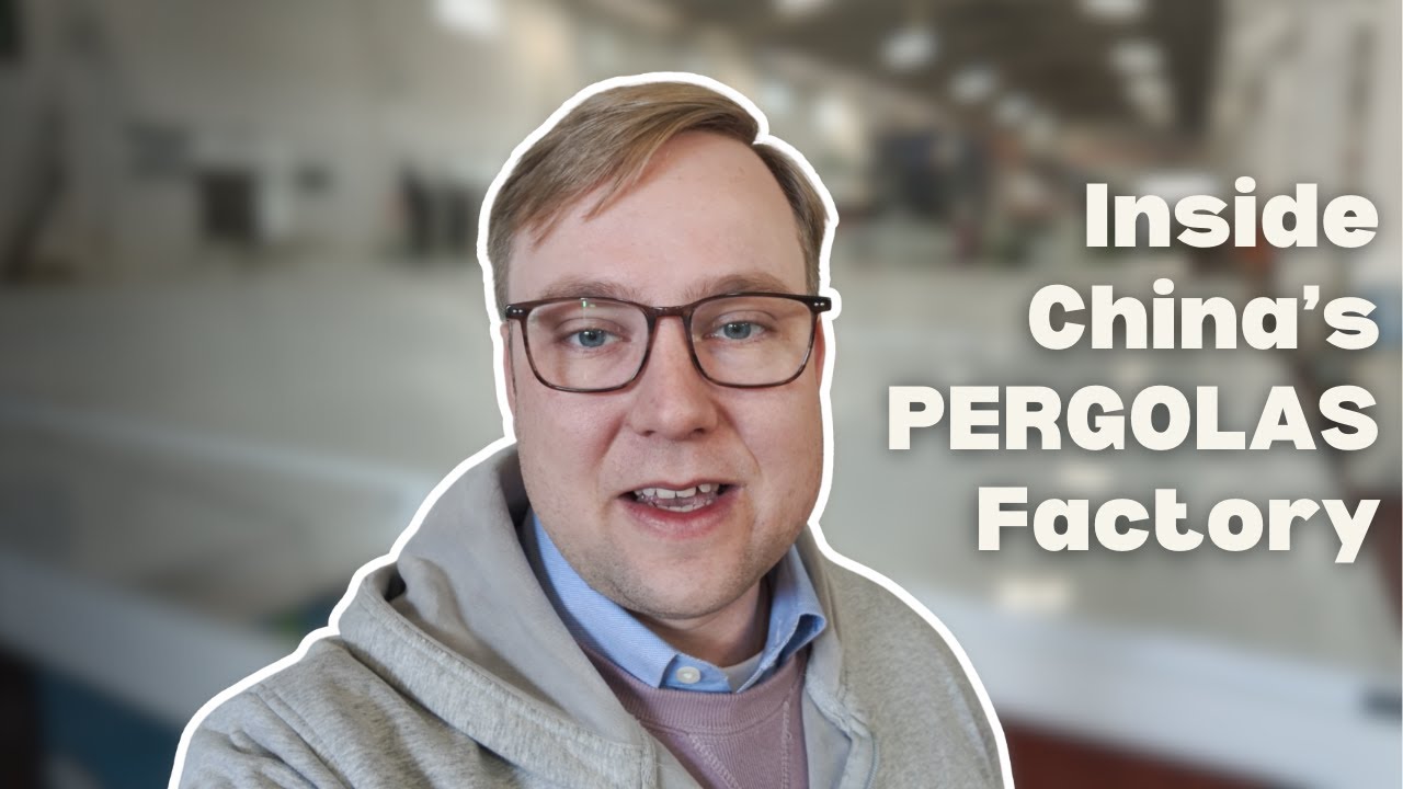 Inside a Pergola Factory: How We Source, Order & Customize Pergolas | Showroom & Production Tour