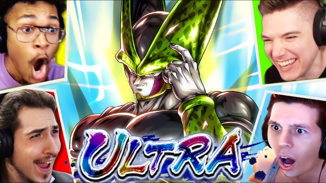 ULTRA Cell Quad Summon Battle vs Nanogenix Slaybix & Ironcane in Dragon Ball Legends!!